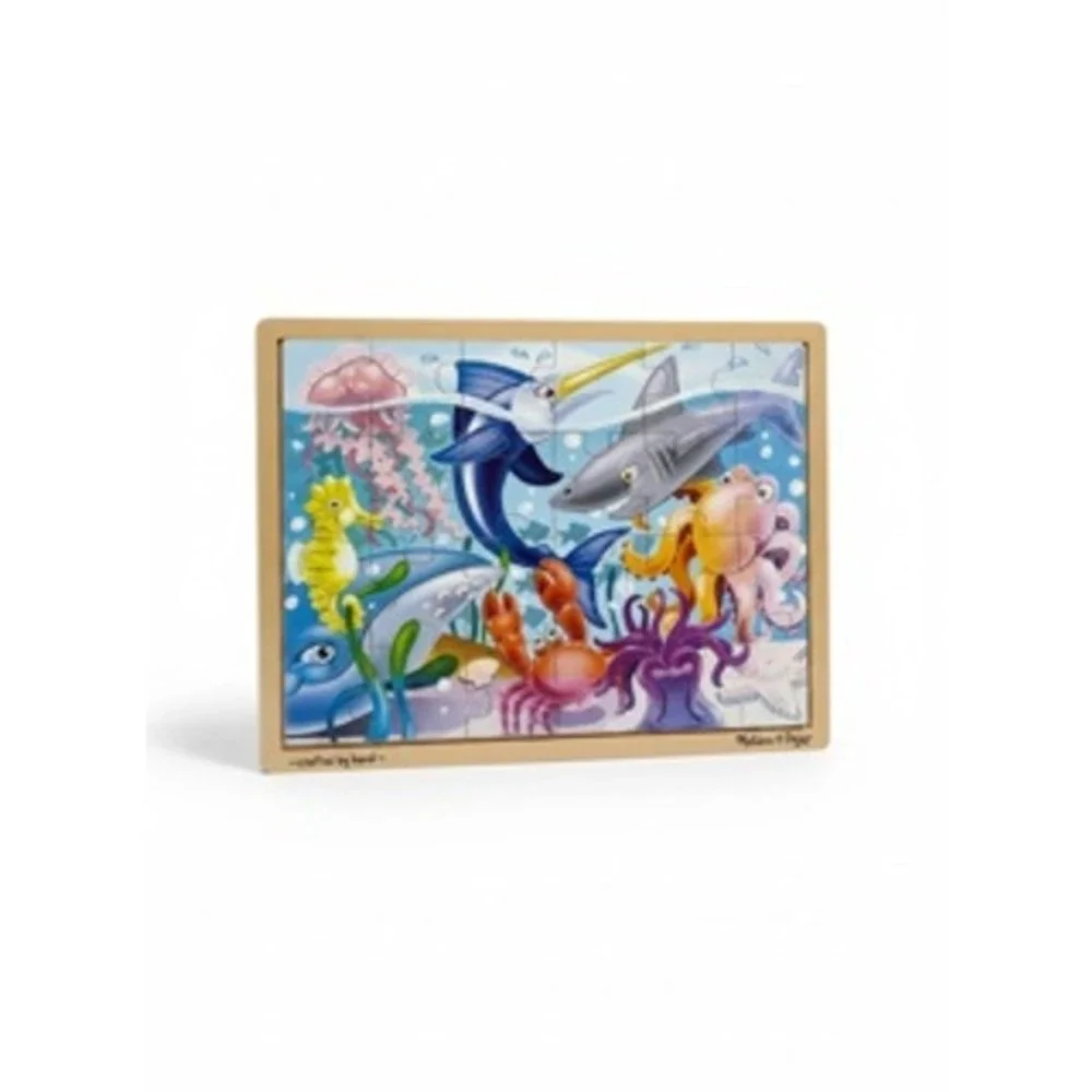 Melissa & Doug Under the Sea‎ 24 Piece Wooden Jigsaw Puzzle 2938 Kids Toy